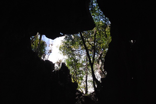 Uno scorcio dall'interno della grotta di Santo Tomaso, a 18 km da Vinales